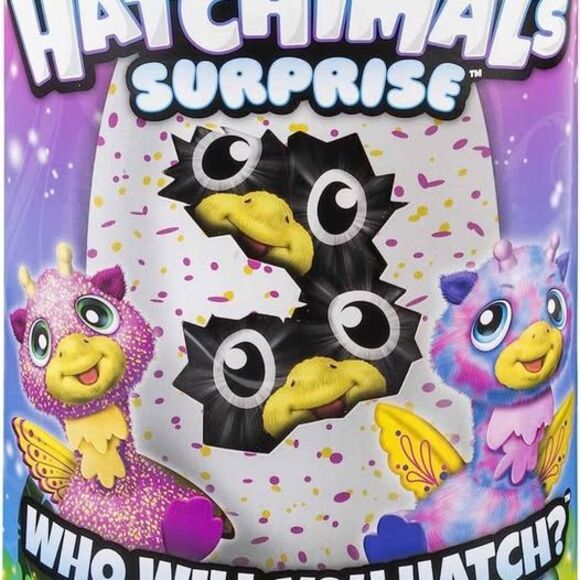 2 Hatchimal Giraven Hatching Egg Twin Interactive Dragon Pink Purple WORKS - Picture 2 of 7